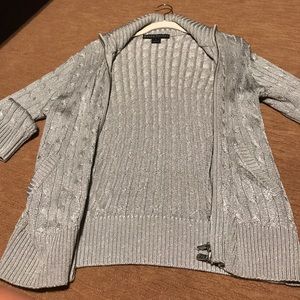 Silver sweater