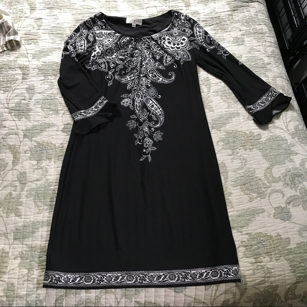 Paisley Print Dress