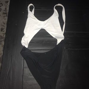 Black/White one piece