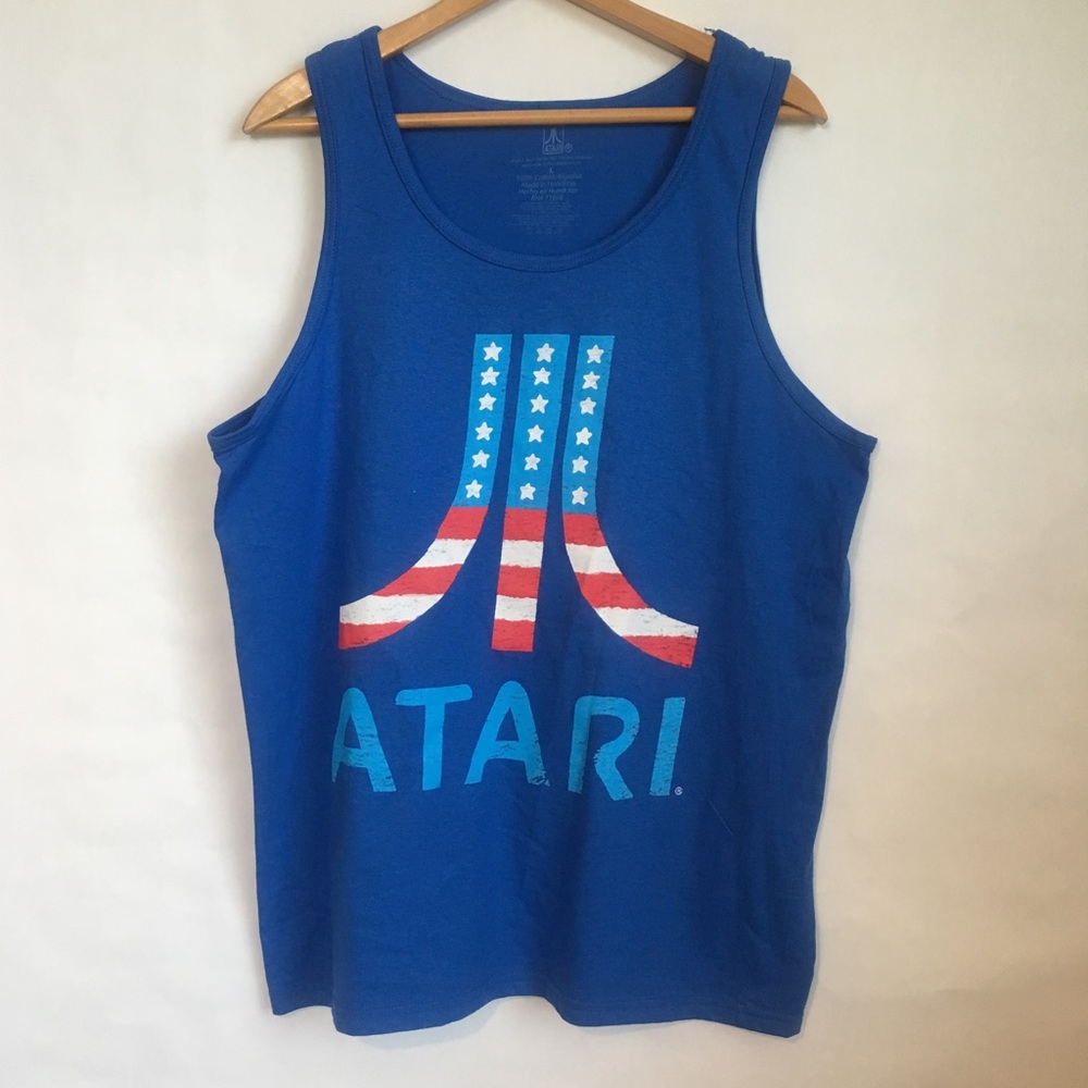 NWOT Blue Atari Tank