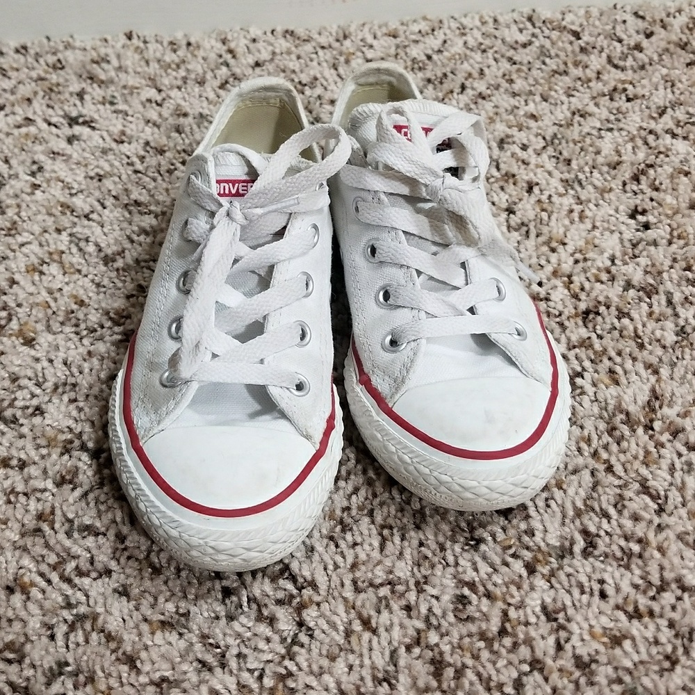 Girl or Boy white converse all star