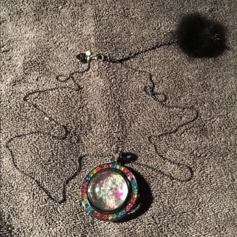 NWT BETSEY JOHNSON TROLLS BLACKTONE NECKLACE XOX