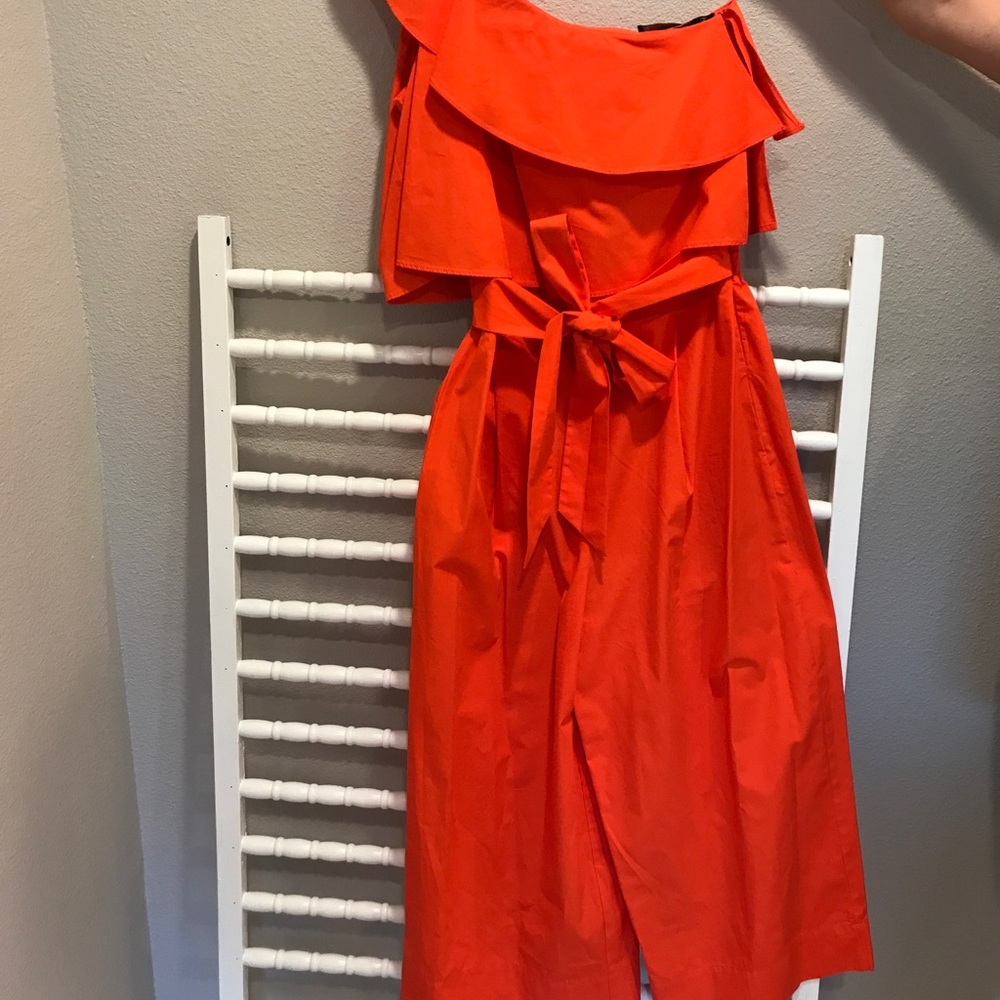 One shoulder zara jump suit