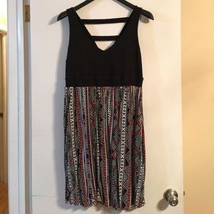 Torrid Aztec print skater dress