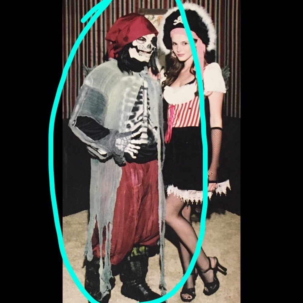Full men's dead pirate costume