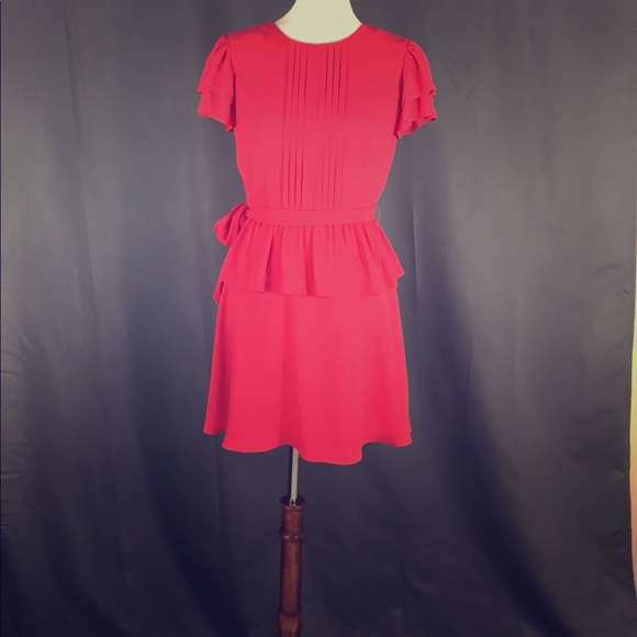 BCBG Classic Red Conservative Cocktail - Picture 1 of 8