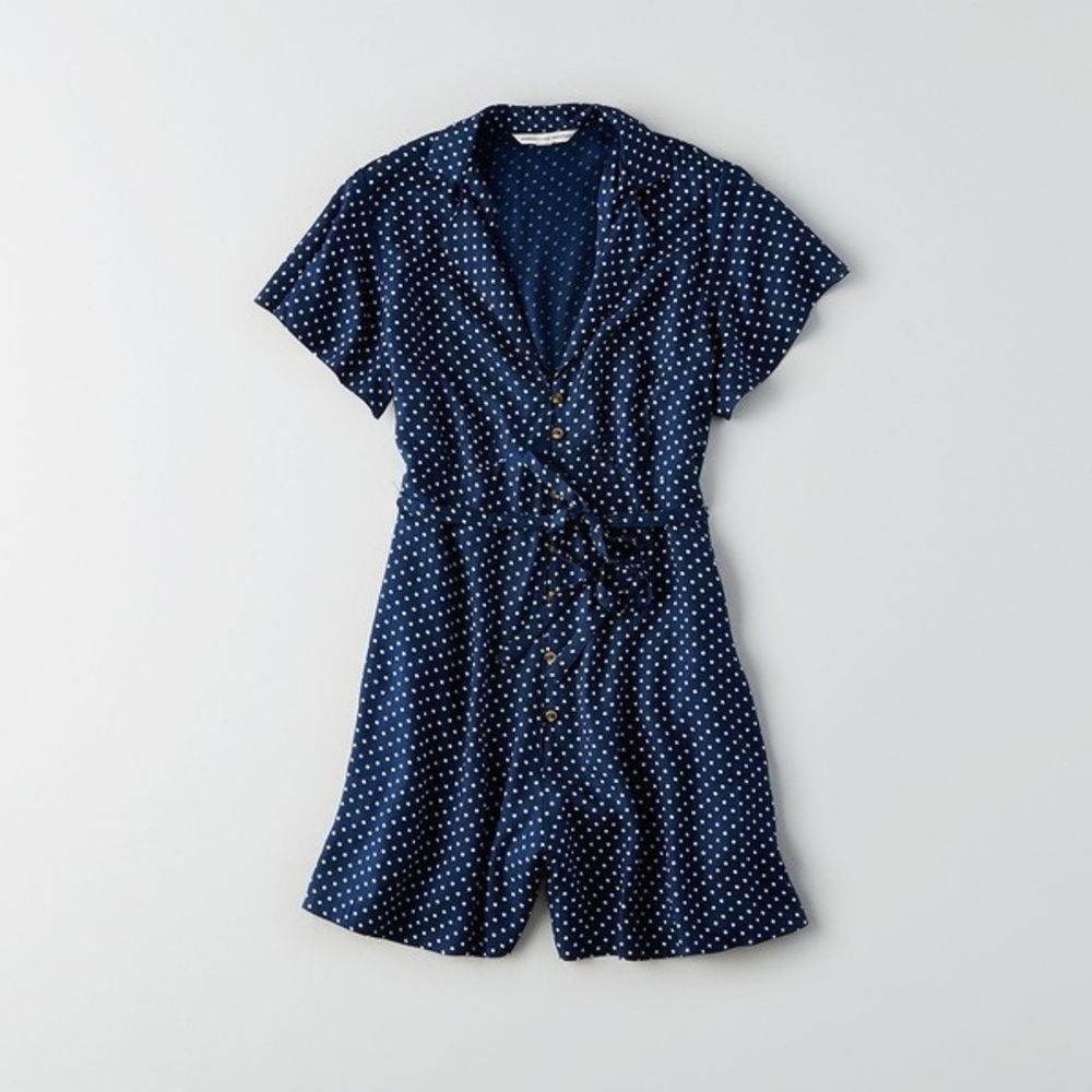 American Eagle Polka Dot Romper