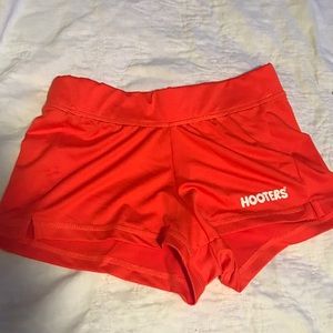 Orange Authentic Hooters Shorts
