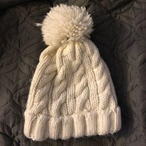 Ivory beanie hat