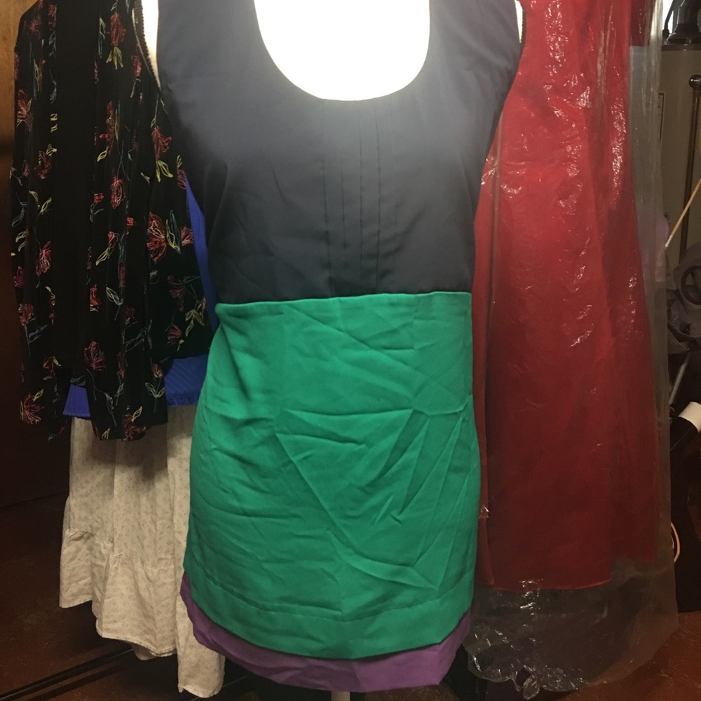 Colorblock tunic