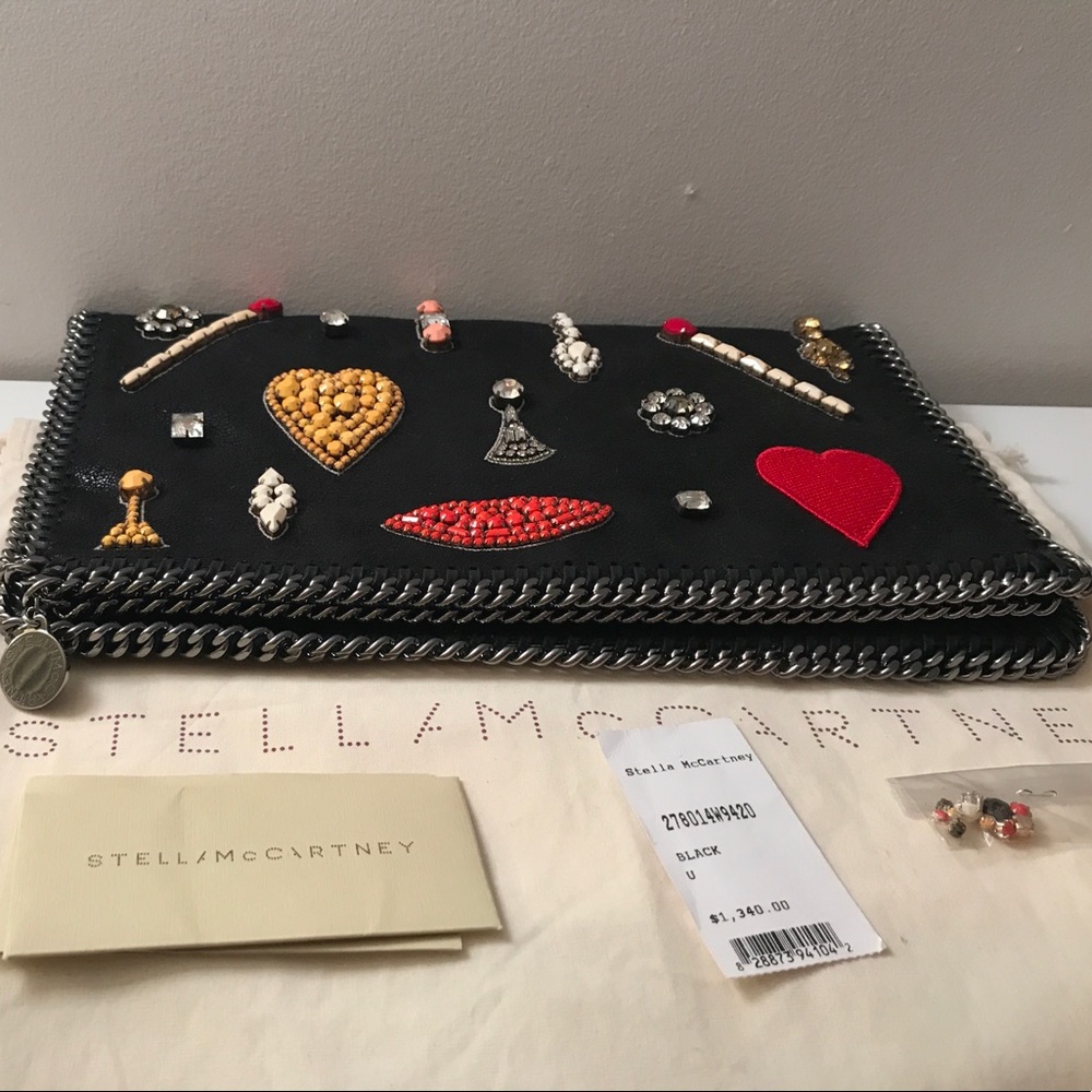 Stella McCartney embellished Falabella clutch