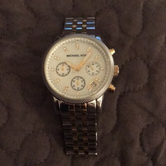 Michael kors Ritz pave two tone watch - Picture 1 of 5