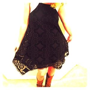 Lacey little black dress