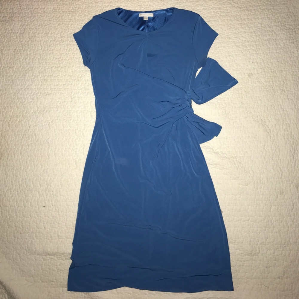 Blue 💙super stretchy dress with side tie. Size S
