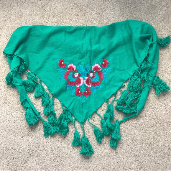 BOGO Unique Asian Chinese embroidered scarf shawl - Picture 3 of 6