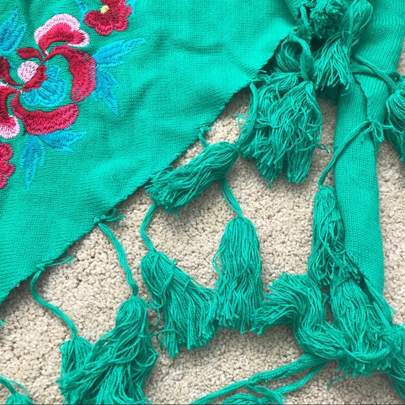 BOGO Unique Asian Chinese embroidered scarf shawl - Picture 4 of 6