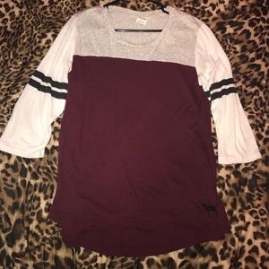 VS Pink Baseball Tee