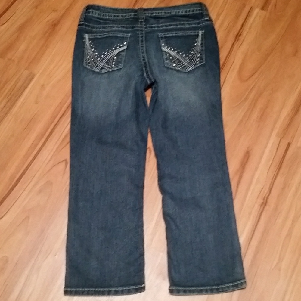 Blue ANA Capri whiskered size 6 rhinestones - Picture 4 of 5
