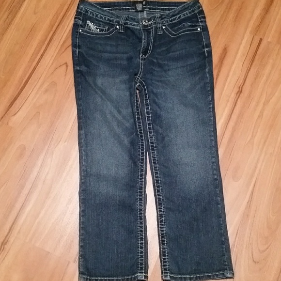 Blue ANA Capri whiskered size 6 rhinestones - Picture 2 of 5