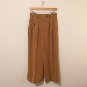 Babaton Yellow Wide-Leg Trousers