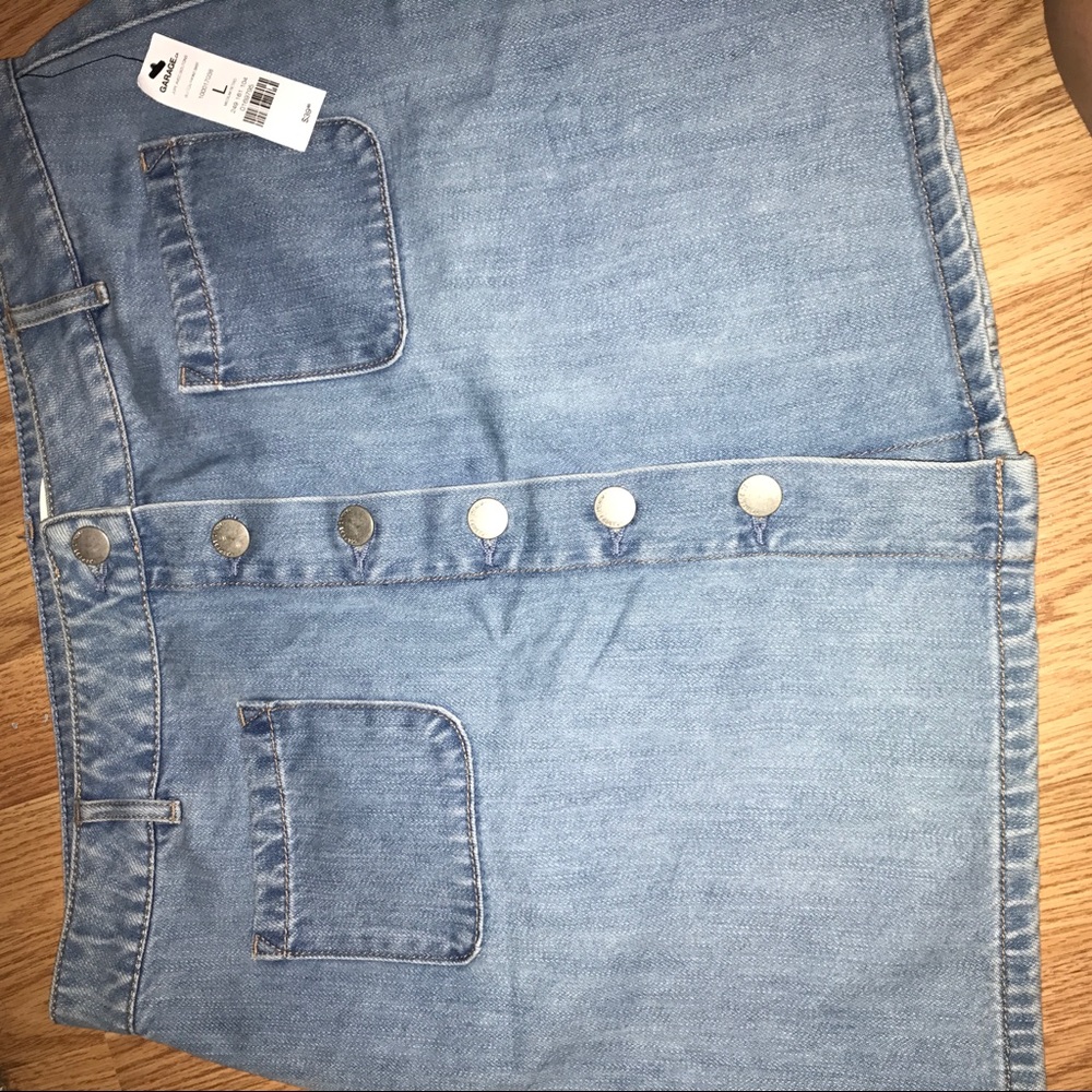 NWT Garage Denim Skirt