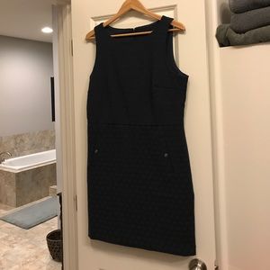 Super cute BR navy dress with texture