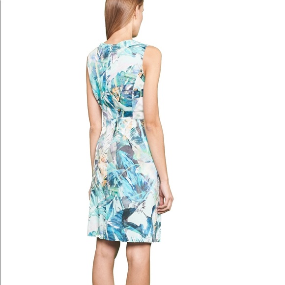 Tropical Printed Midi Dress - Picture 6 of 6