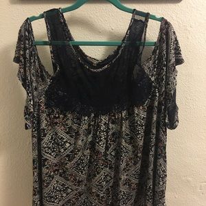 Maurice's 2x off the shoulder cotton blouse.