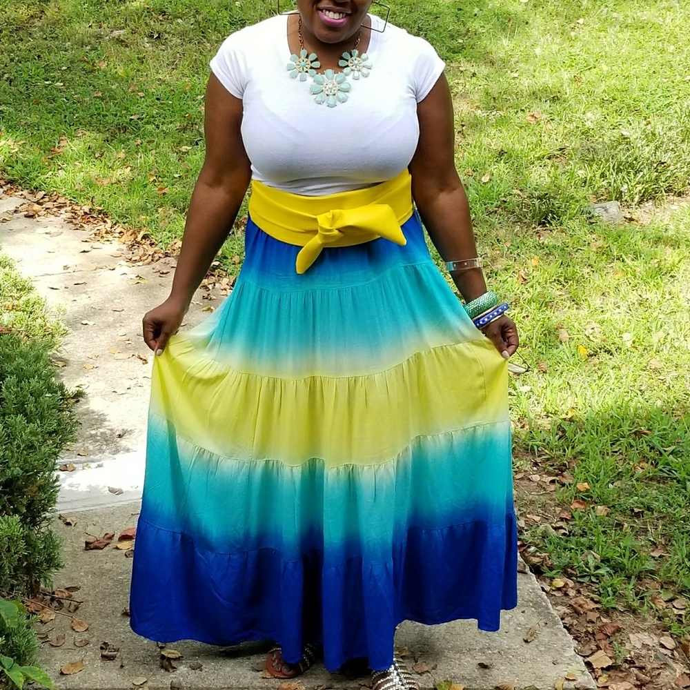Waterfall skirt