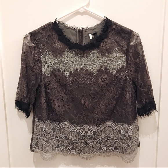Topshop Tops - Topshop Lace Top