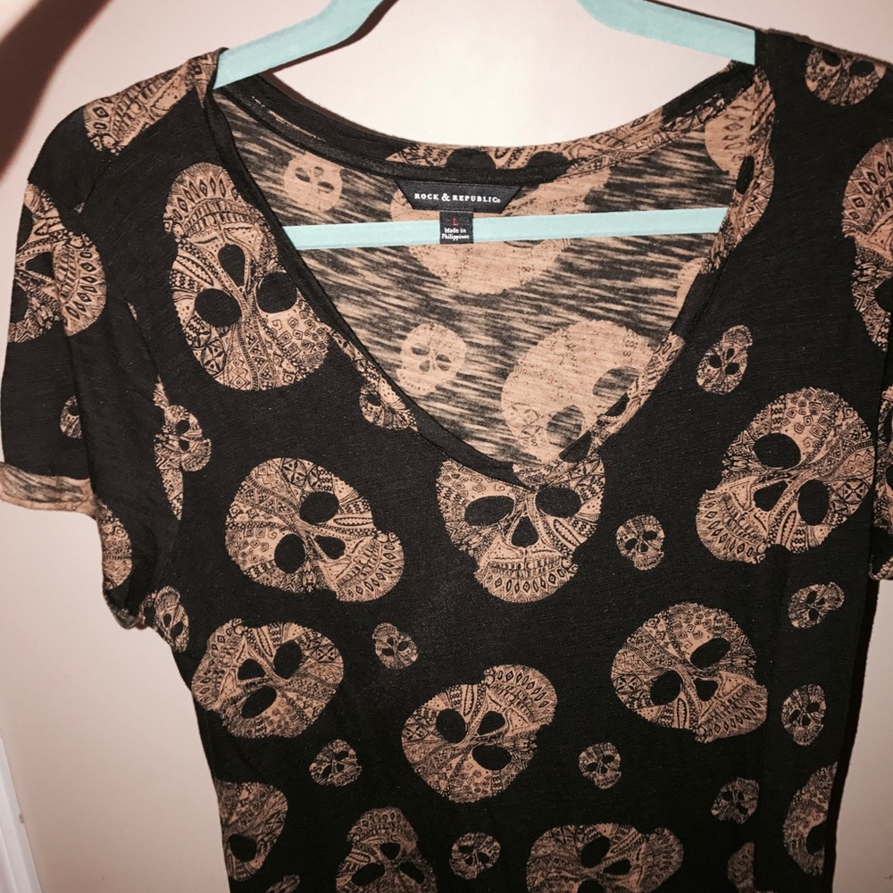 Rock and Rebellion Skull Shirt