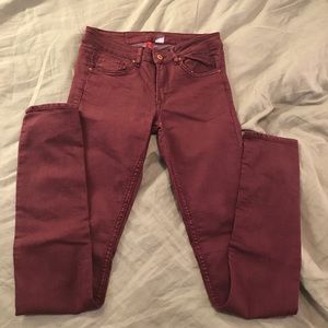 Maroon Jeans from H&M