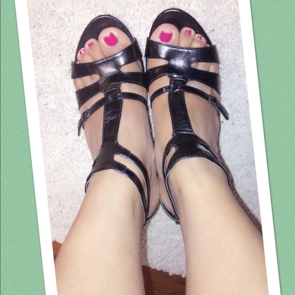 Beautiful black Wedges🔥🔥SALE🔥🔥