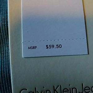 Calvin Klein Jeans Long Sleeve Henley Navy Blue