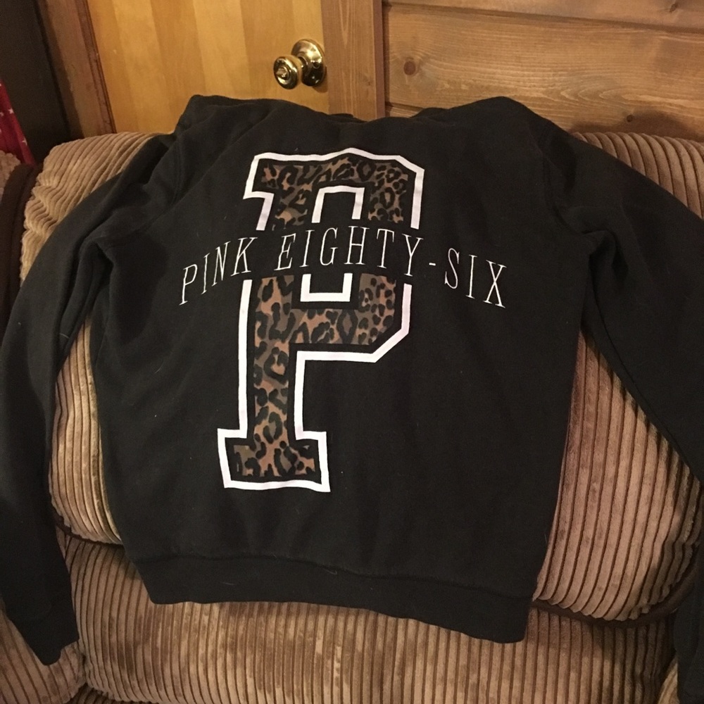 Full zip up PINK HOODIE