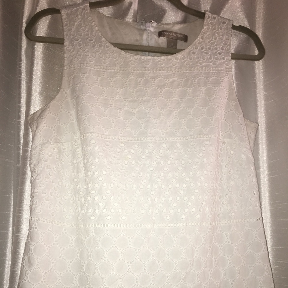 A-line white tank