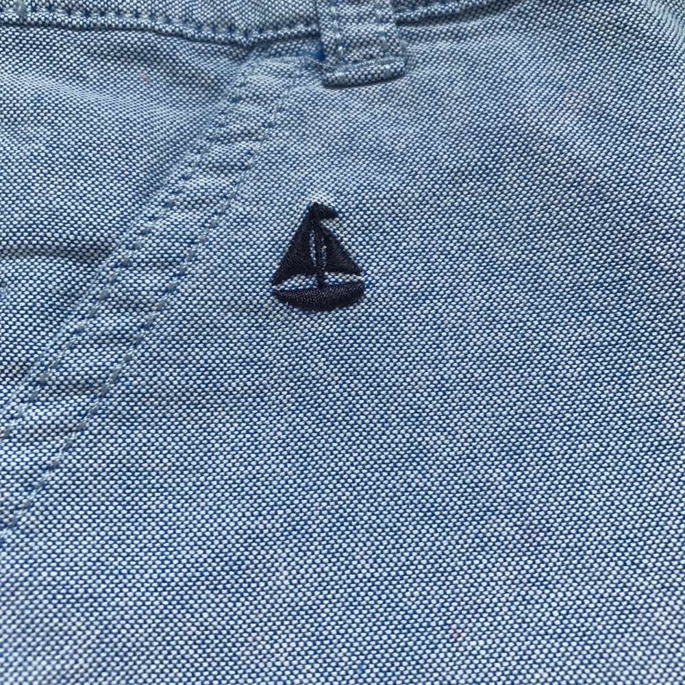 Gymboree blue sale boat overalls (3-6 months) - Picture 4 of 4