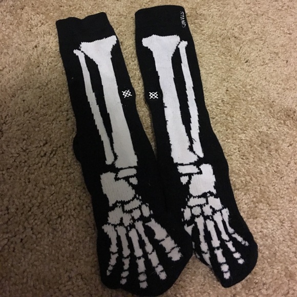 nike skeleton socks