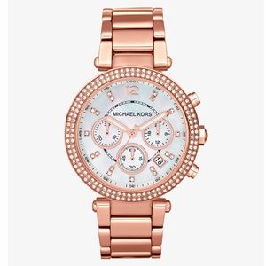 MICHEAL KORS PARKER ROSE GOLD WATCH