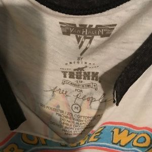 Free People Van Halen band tee