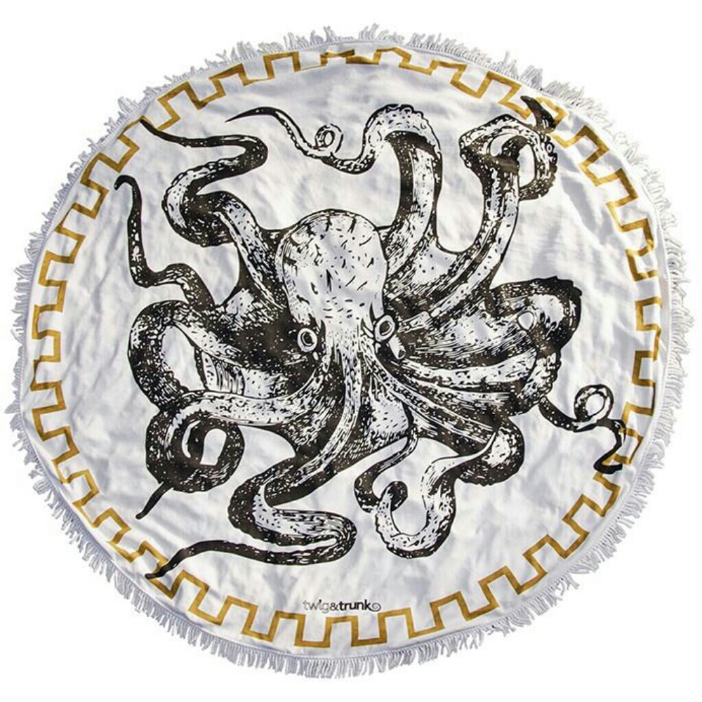 🐙The Eight-Legged Wonder (Octopus Round Towel)!🐙