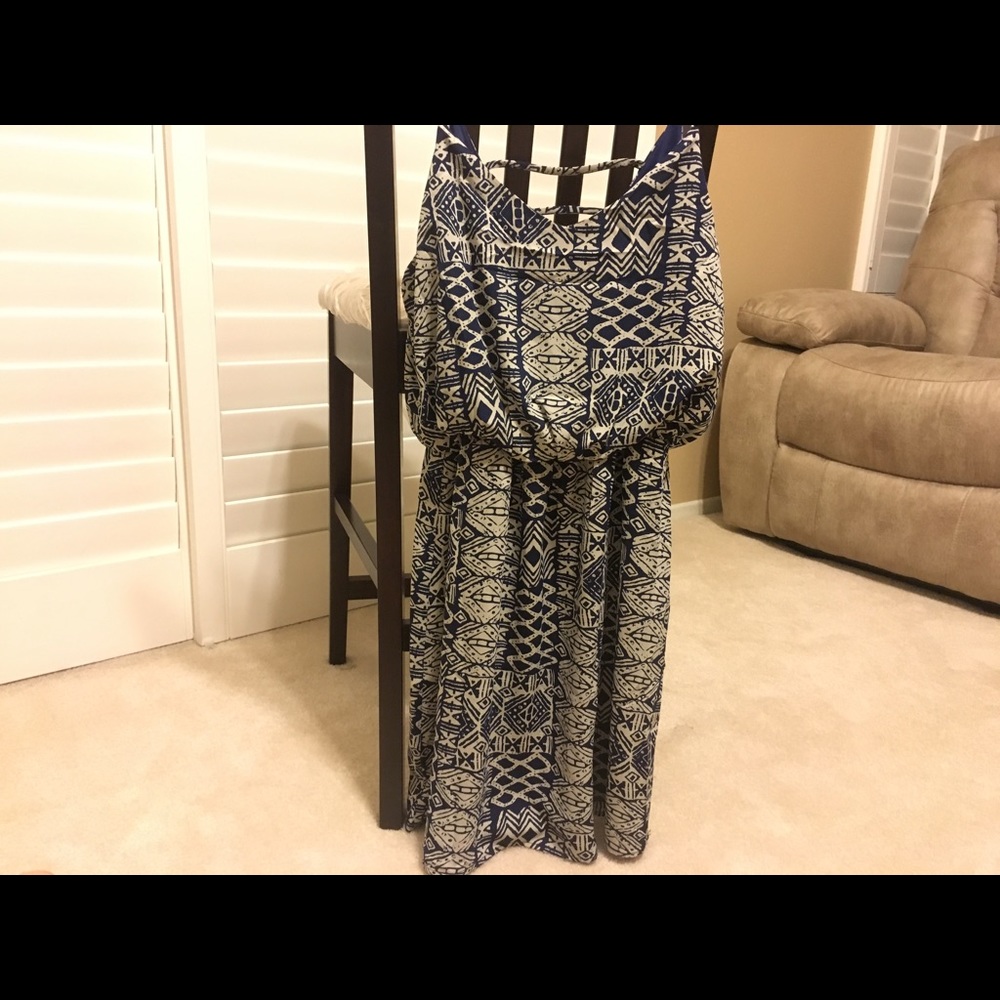 Pink owl short tank dress