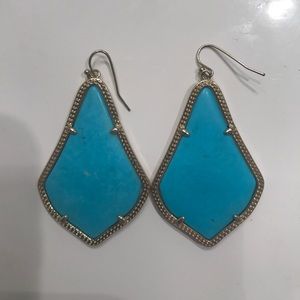 TURQUOISE KENDRA SCOTT EARRINGS