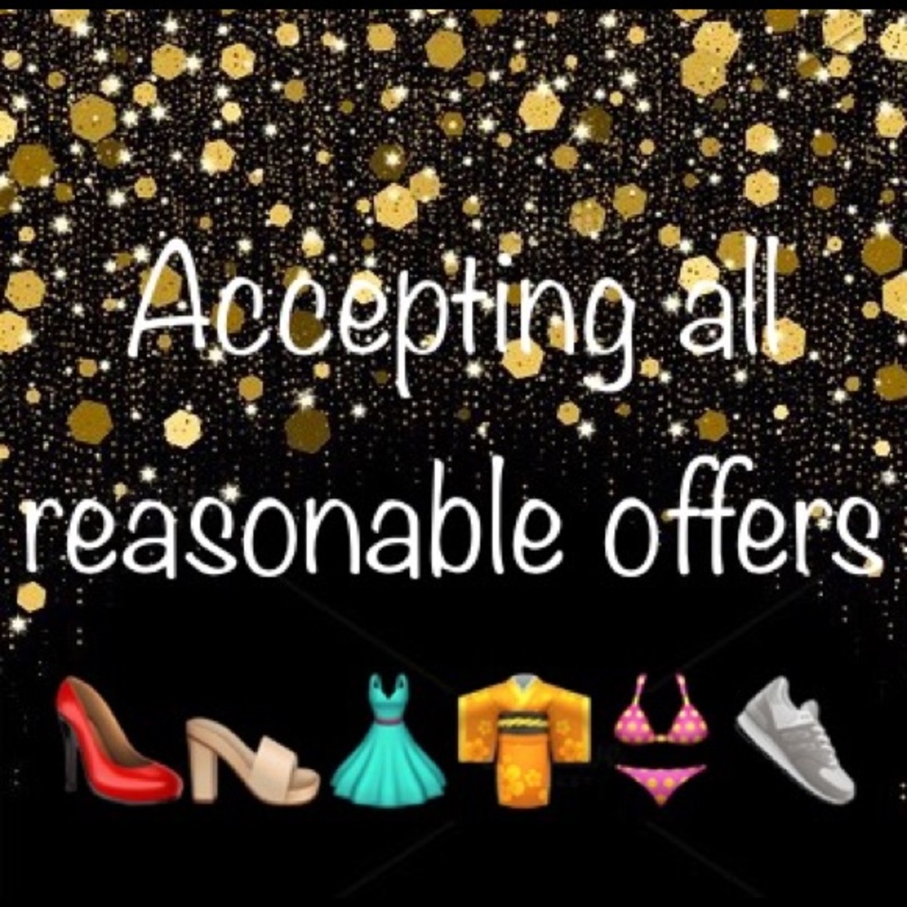All reasonable offers are welcome!