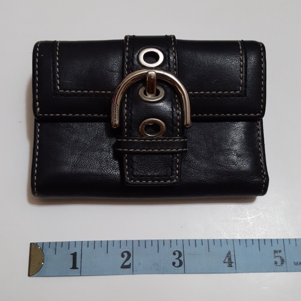 🚫SOLD🛇AUTHENTIC Coach brand Mini Tri-Fold Wallet