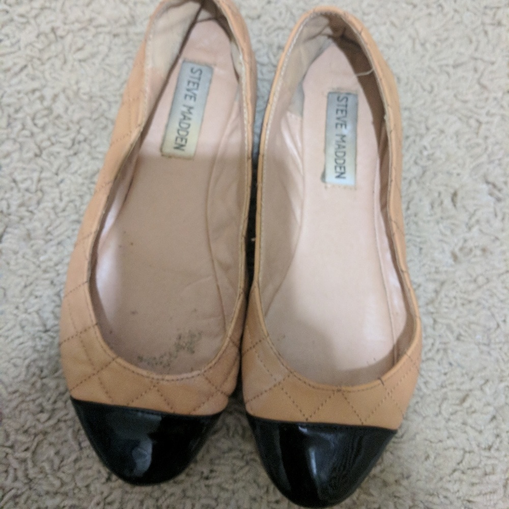 Steve madden flats very good condition
