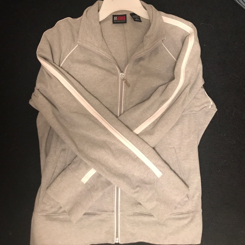 NEW YORK & COMPANY ZIP UP JACKET