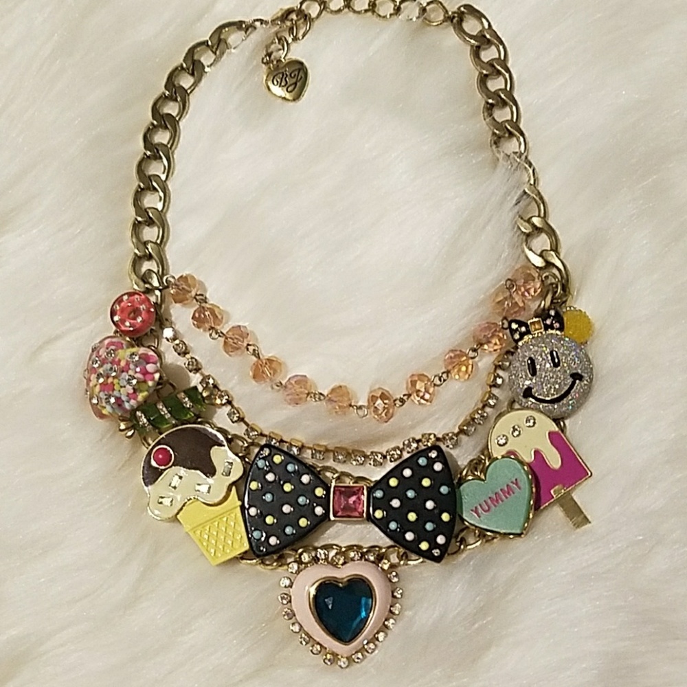 Betsey Johnson Candyland statement necklace