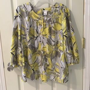 Worthington floral blouse