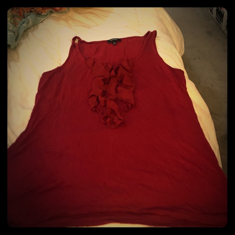 Maroon Express tank top
